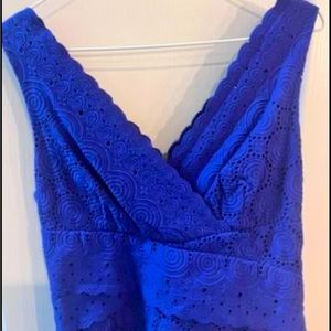 NWT Von Maur Kay Unger Royal Blue Size 8 ($400 Retail)